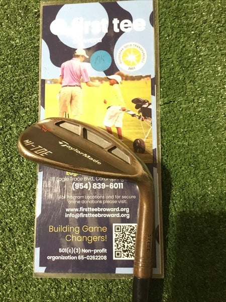 Taylormade MG Hi-Toe Carbon Steel 60* Lob Wedge Regular KBS Tour FLT 110 Steel