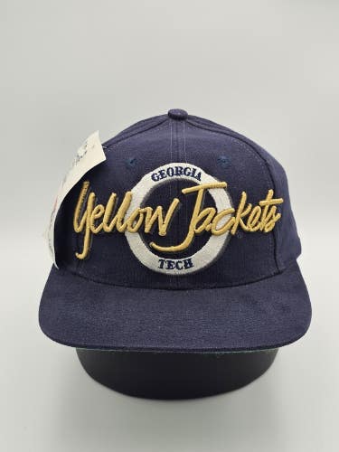NEW Vintage 1990s Georgia Tech Yellow Jackets The Game NCAA Sports Hat Snapback