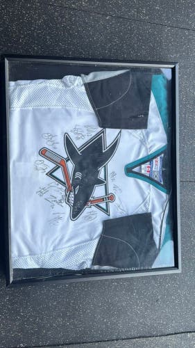 Authentic San Jose Sharks Singed Jersey