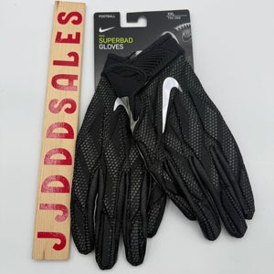 Nike Superbad 4.5 NFL Football Gloves PGF764-017 Black Gray Men's 2XL NWT $65  New