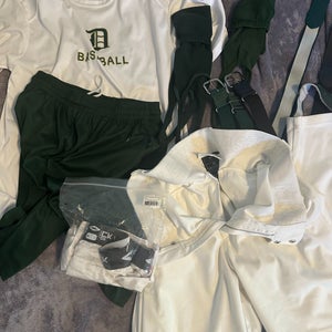 Baseball clothing lot - pants, belts, stirrups, compression shorts