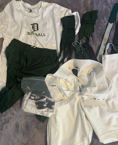 Baseball clothing lot - pants, belts, stirrups, compression shorts