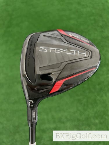 LH Taylormade Stealth 15 Degree 3 Wood / Stiff