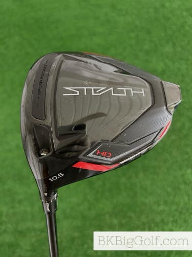 LH Taylormade Stealth HD 10.5 Driver / Stiff