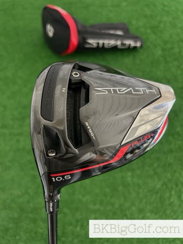 LH Taylormade Stealth Plus+ 10.5 Driver w Headcover / Regular