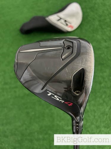 Titleist TSr4 9.0 Driver w Headcover / Extra Stiff