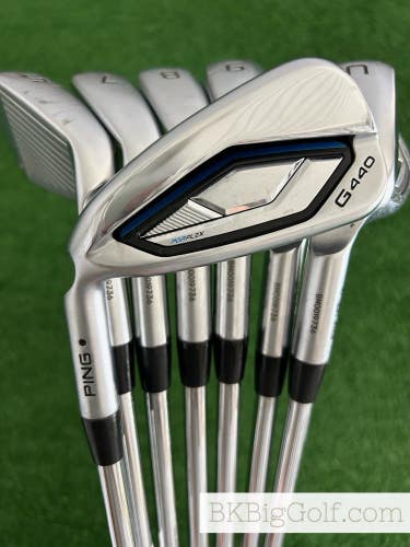 LH Ping G440 Iron Set 5-U / True Temper AMT Black Stiff