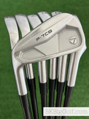 LH Taylormade P7CB 25 Forged Iron Set 4-P / MMT 125 Extra Stiff Graphite
