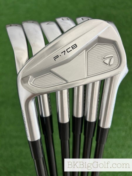 LH Taylormade P7CB 25 Forged Iron Set 4-P / MMT 125 Extra Stiff Graphite