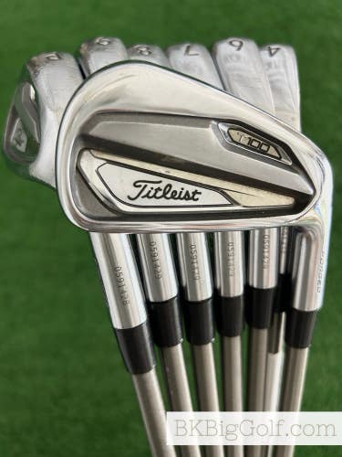 Titleist T100 Forged Iron Set 4-P / SteelFiber i80 Stiff Graphite