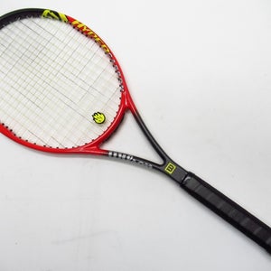 *USED* WILSON HYPER PRO STAFF 6.1 95 TENNIS RACQUET (4 1/4) FROM A COLLECTOR