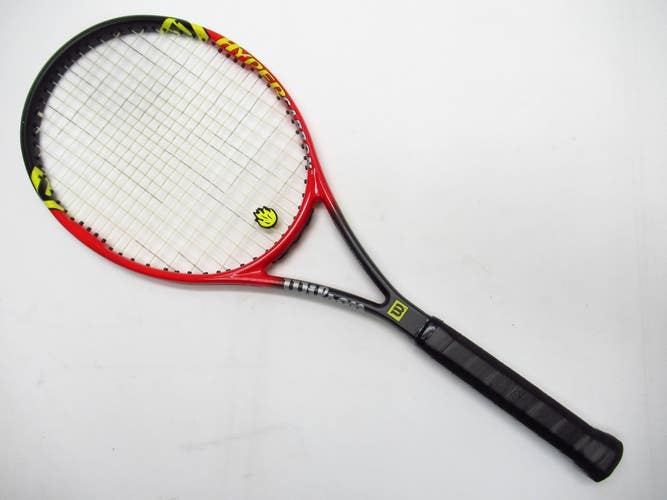 *USED* WILSON HYPER PRO STAFF 6.1 95 TENNIS RACQUET (4 1/4) FROM A COLLECTOR