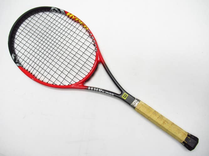 WILSON HYPER PRO STAFF 6.1 95 TENNIS RACQUET (4 3/8) FROM A COLLECTOR. BOSWORTH