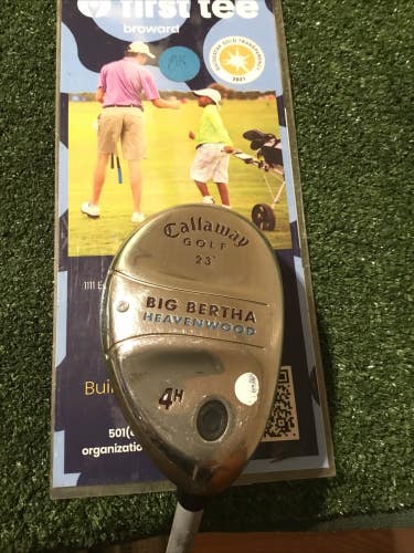 Callaway Ladies Big Bertha Heavenwood 23* 4 Hybrid Gems 55w Graphite Shaft (39)
