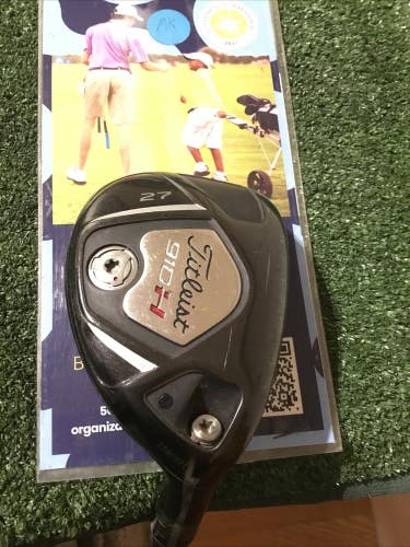 Titleist Ladies 910H 27* Hybrid Bassara 50 HYB HI Graphite Shaft (37.75)