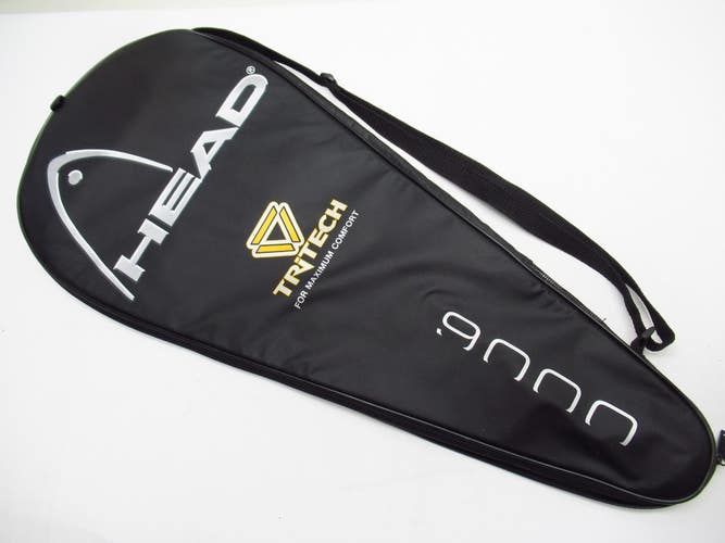 HEAD "TRITECH / 9000" SINGLE TENNIS RACQUET COVER WITH STRAP
