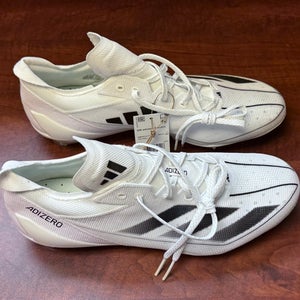 Adidas SM Adizero Electric Football Cleats White Black Team (IH5030) Men’s 14