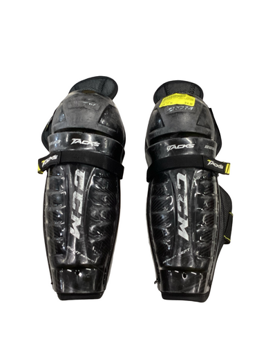 Used CCM TACKS 9550 Junior Shin Guards Black 11" 11613-S000165009