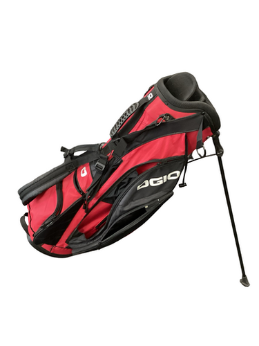 Used Ogio FIREBALL Mens Stand Bag Red And Black 11613-S000165213