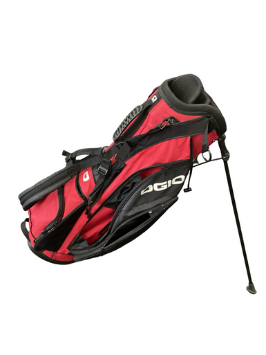 Used Ogio FIREBALL Mens Stand Bag Red And Black 11613-S000165213