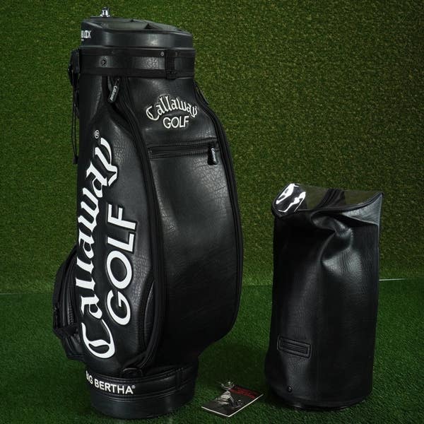CALLAWAY BIG BERTHA STAFF BAG W/ NIB LOCK GOLF CART SECURITY LOCK