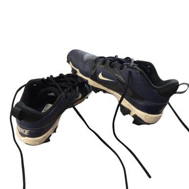 Used Nike ALPHA BB/SB Cleats Black And Navy Blue Junior 04 11760-S000079803