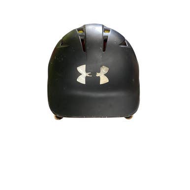 Used Under Armour BASEBALL HELMET Batting Helmet No Mask Black One Size 11760-S000079788