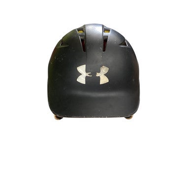 Used Under Armour BASEBALL HELMET Batting Helmet No Mask Black One Size 11760-S000079788