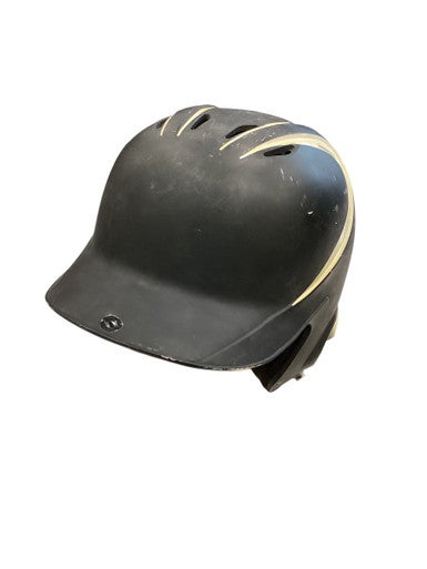 Used Mizuno BLACK HELMET Batting Helmet No Mask Black MD 11884-S000049852