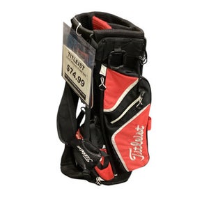 Used Titleist BLACK AND RED STAND BAG Mens Stand Bag Black And Red 11884-S000049830