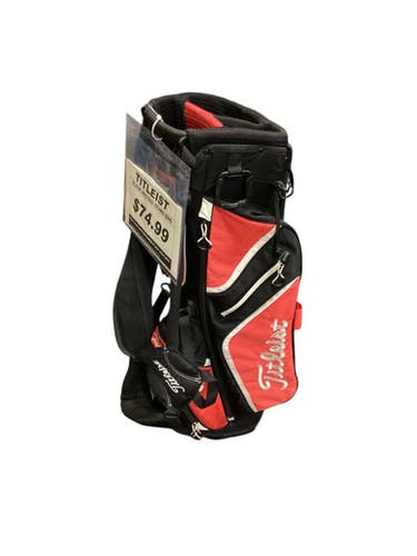 Used Titleist BLACK AND RED STAND BAG Mens Stand Bag Black And Red 11884-S000049830