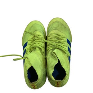 Used Adidas NEMESIS Soccer Indoor Shoes Yellow Junior 04 11884-S000049807