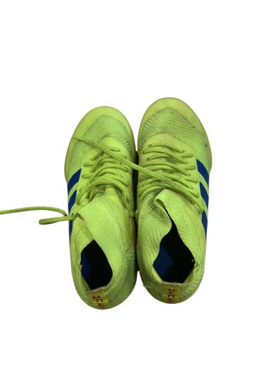 Used Adidas NEMESIS Soccer Indoor Shoes Yellow Junior 04 11884-S000049807