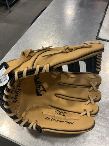 Used Rawlings SELECT SERIES BB/SB Glove RH Throw Tan 12" 11614-S000218518