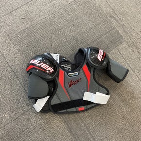 Used Bauer S18 Youth Shoulder Pads LG 11614-S000218571