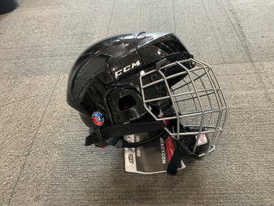 Used CCM FM50 Helmet Cage Combo Black SM 11614-S000218569