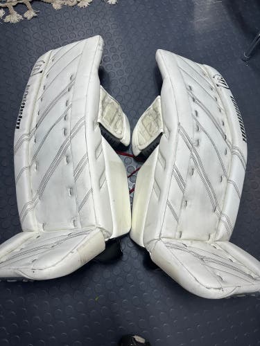 35"  2022 Warrior Ritual G4 Pro Goalie Leg Pads (Used)