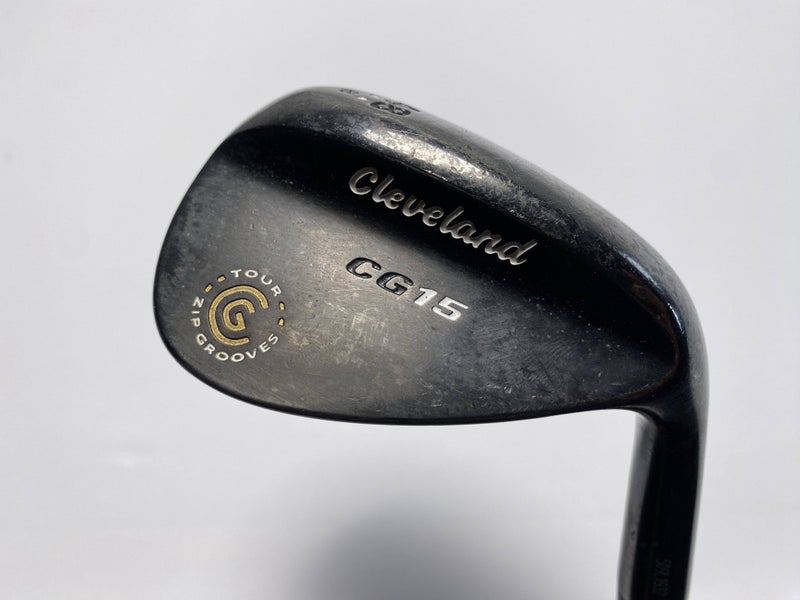 Cleveland CG15 Black Pearl Gap Wedge GW 48* 8 Traction Wedge Steel Mens RH