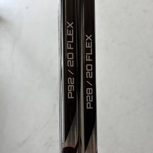Youth Bauer Hyperlite 2 Left Hand Hockey Sticks COMBO P28 and P92
