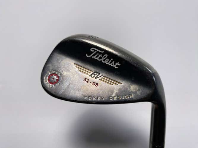 Titleist Vokey Spin Milled Black 2009 Gap Wedge GW 52* 8 Wedge Steel Mens RH