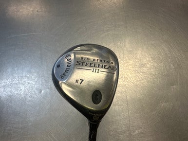 Used Callaway BIG BERTHA STEELHEAD 3 Mens Fairway Wood RH 7 Wood 11339-S000192773
