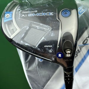 Callaway Paradym Ai Smoke MAX Driver 10.5* Tensei AV Blue Regular w/ Cover NEW!