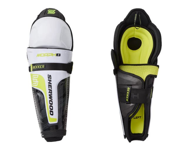 NEW Sherwood Rekker MORPH 2 Junior Hockey Shin Guards
