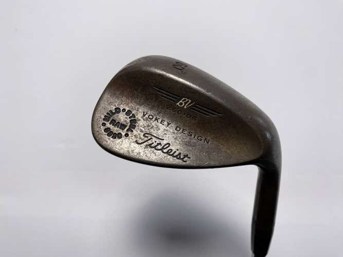 Titleist Vokey Chrome 200 Raw Lob Wedge LW 60* 6 True Temper DG Wedge Mens RH
