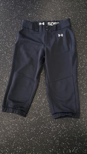 Used Under Armour SOFTBALL PANTS BB/SB Pant Womens Black SM 11849-S000030306