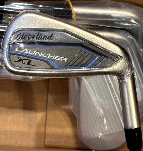 Cleveland Launcher XL Iron Set 5-DW Graphite Stiff Flex Recoil Dart F4 NEW!