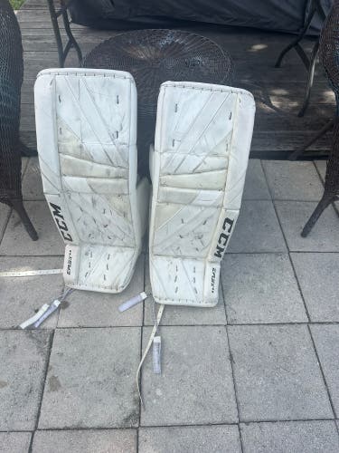 31"  2021 CCM Eflex 5 Goalie Leg Pads  (Used)