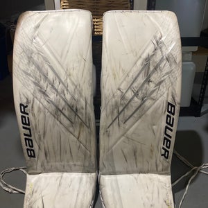 Small  Bauer Hyperlite Goalie Leg Pads (Used)