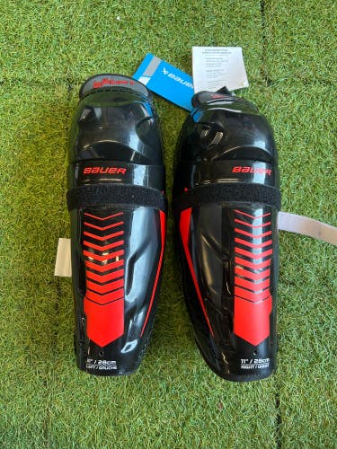 Junior Bauer Lil Sport Shin Pads 11" (New)