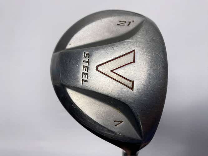 TaylorMade V Steel 7 Fairway Wood 21* MAS2 Regular Graphite Mens RH